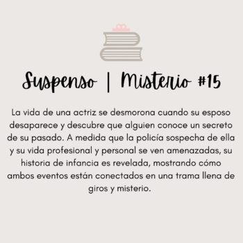 Suspenso | Misterio #015