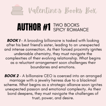 Romance Author #1 - Valentine's Books Box