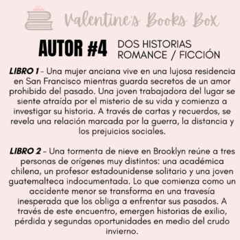 Autor Romance #4 - Valentine's Books Box