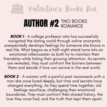 Romance Author #2 - Valentine's Books Box