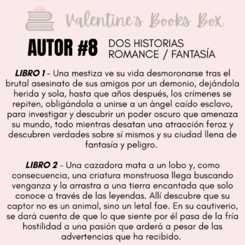 Autor Romance #8 - Valentine's Books Box