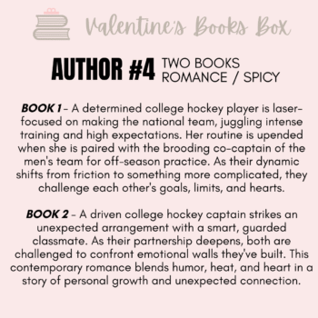 Romance Author #4 - Valentine's Books Box