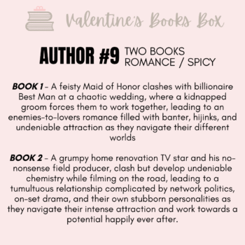 Romance Author #9 - Valentine's Books Box