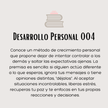 Desarrollo Personal 004