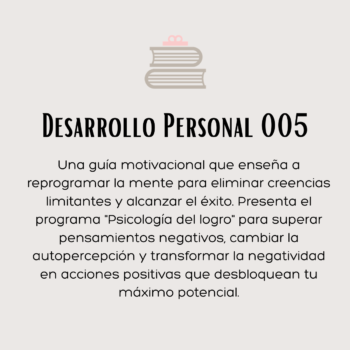 Desarrollo Personal 005