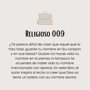 RELIGIOSO 009
