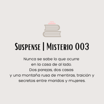 Suspense | Misterio 003