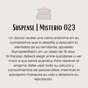 Suspense | Misterio 023